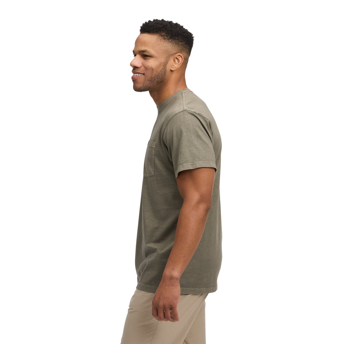 Men's Diamond Patch Short Sleeve Pocket Tee