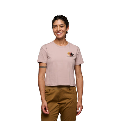 Women's Faded Crop Short Sleeve Tee