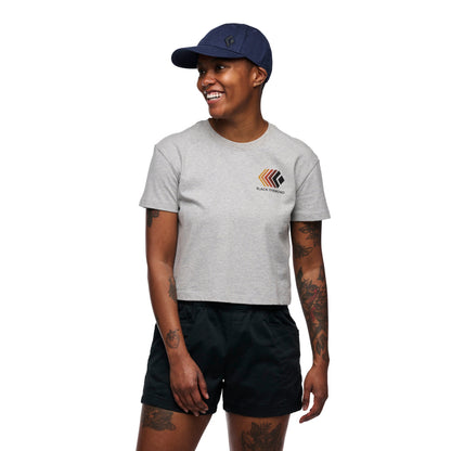 Women's Faded Crop Short Sleeve Tee