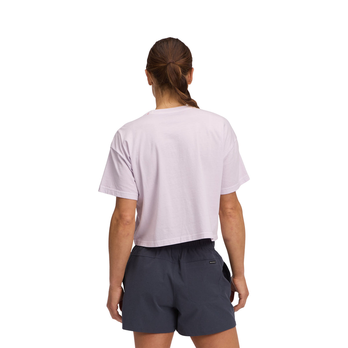 Women's Diamond Crop Short Sleeve Tee