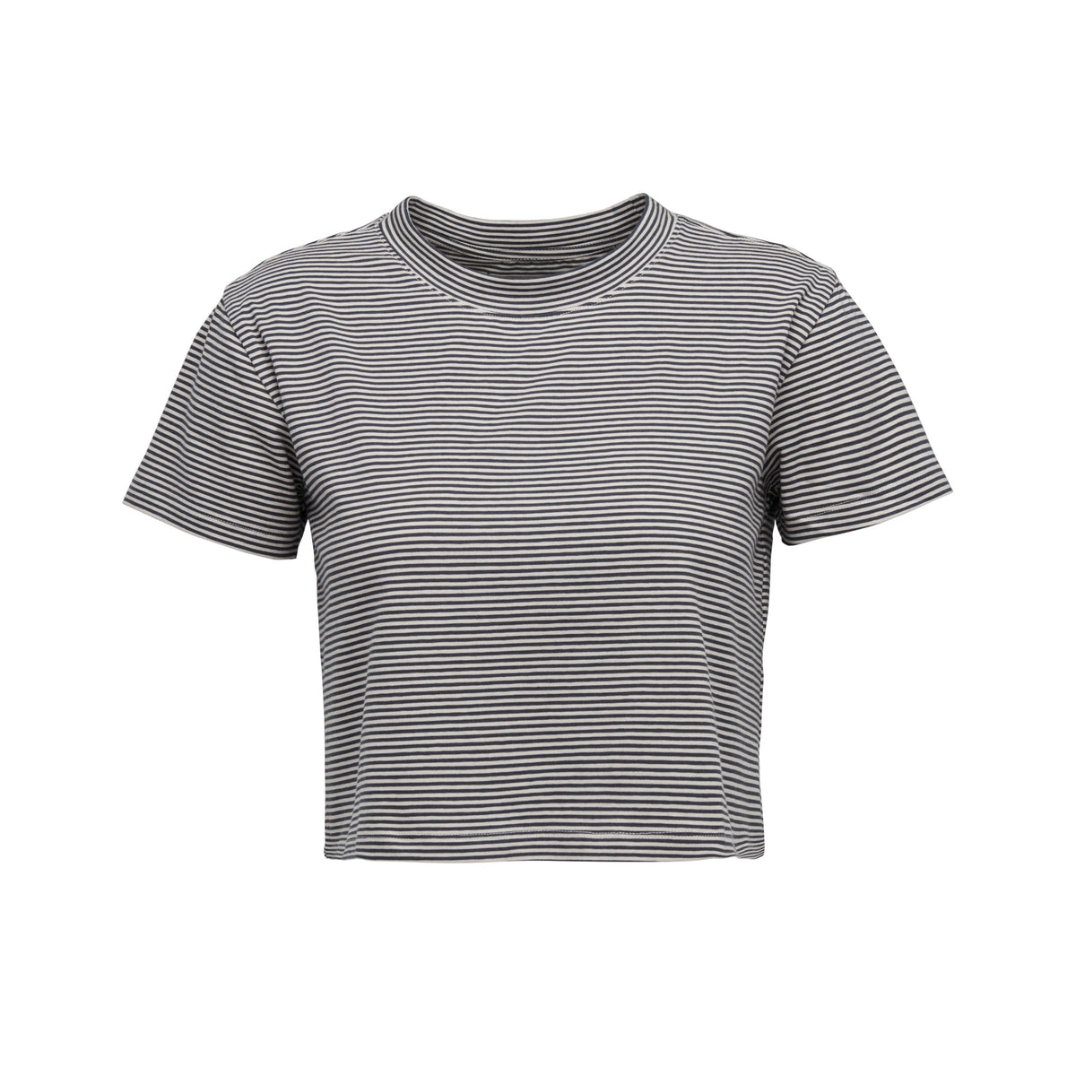 Women's BD Stripe Crop Short Sleeve Tee