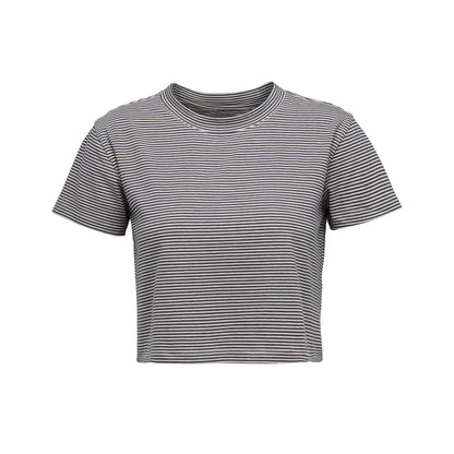 Women's BD Stripe Crop Short Sleeve Tee