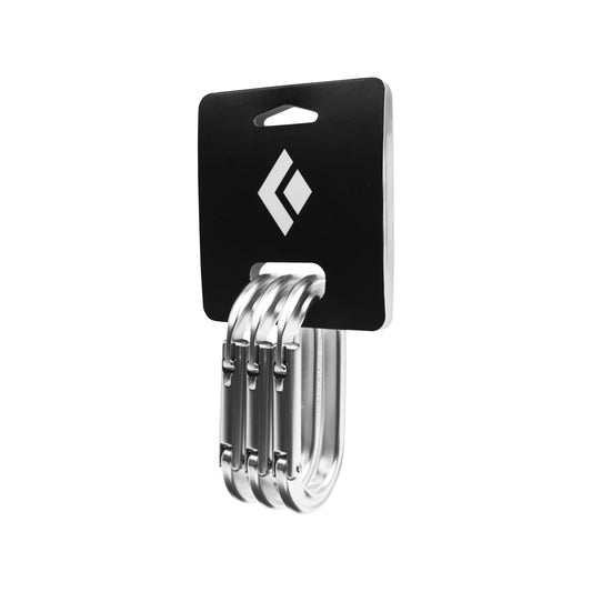 Oval Keylock Carabiner 3-Pack